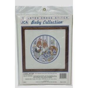 JCA Baby Collection counted cross stitch kit "O'Hare Bedtime"‎ NOS